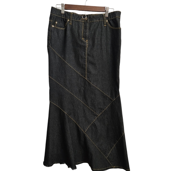 Bisou Bisou Dresses & Skirts - Bisou Bisou Mermaid Denim Maxi Skirt Size 10P